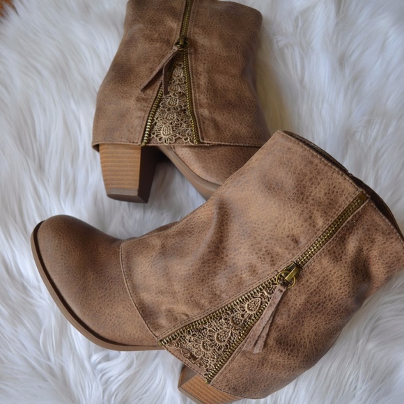 cuffed ankle boots